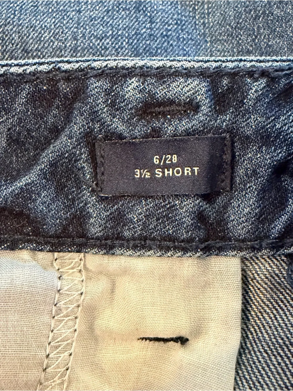 Gap Denim 3.5 short denim high rise shorts